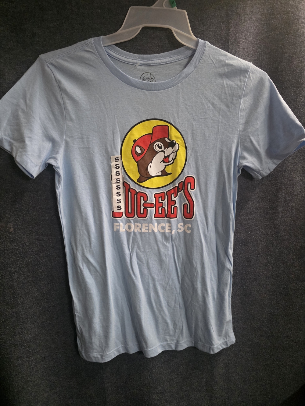 Buc-ee's Florence SC Light Blue Graphic Tee - Women's Short Sleeve - Picture 2 of 4